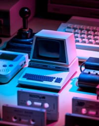 Image of retro PCs.